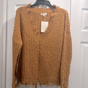 Miracle distressed sweater